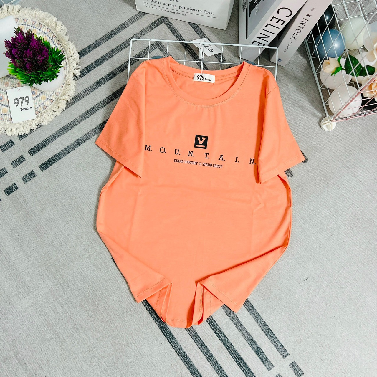 Áo thun cotton Thái dáng vừa