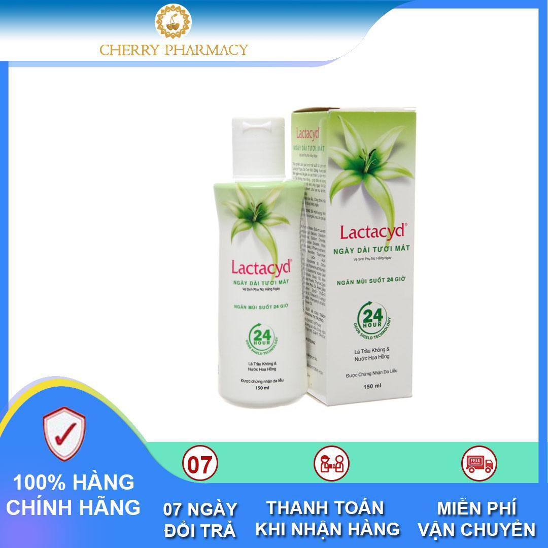 Dung Dịch Vệ Sinh Phụ Nữ Lactacyd Trầu Không chai 150ml