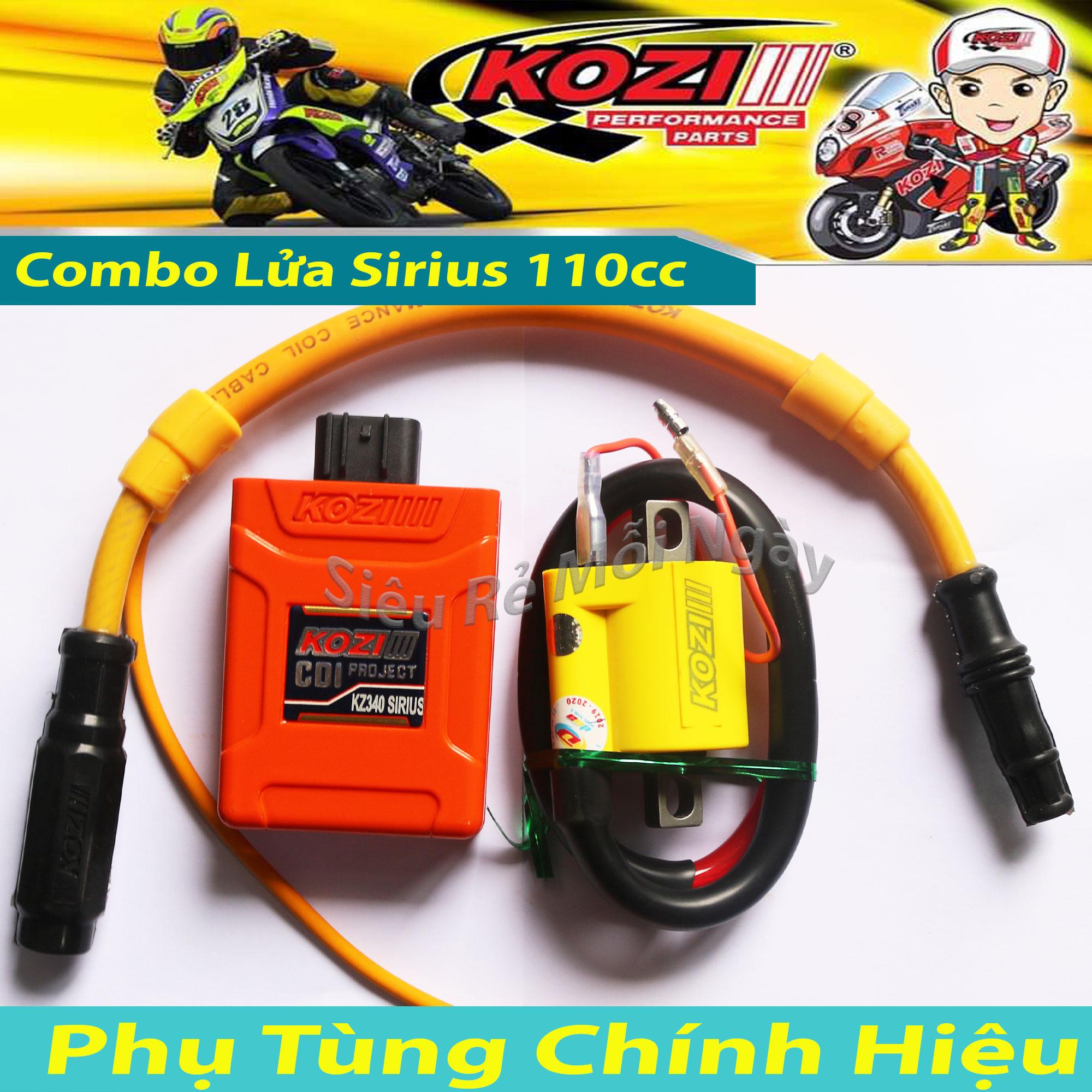Bộ lửa độ kozi cho yamaha sirius 110cc
