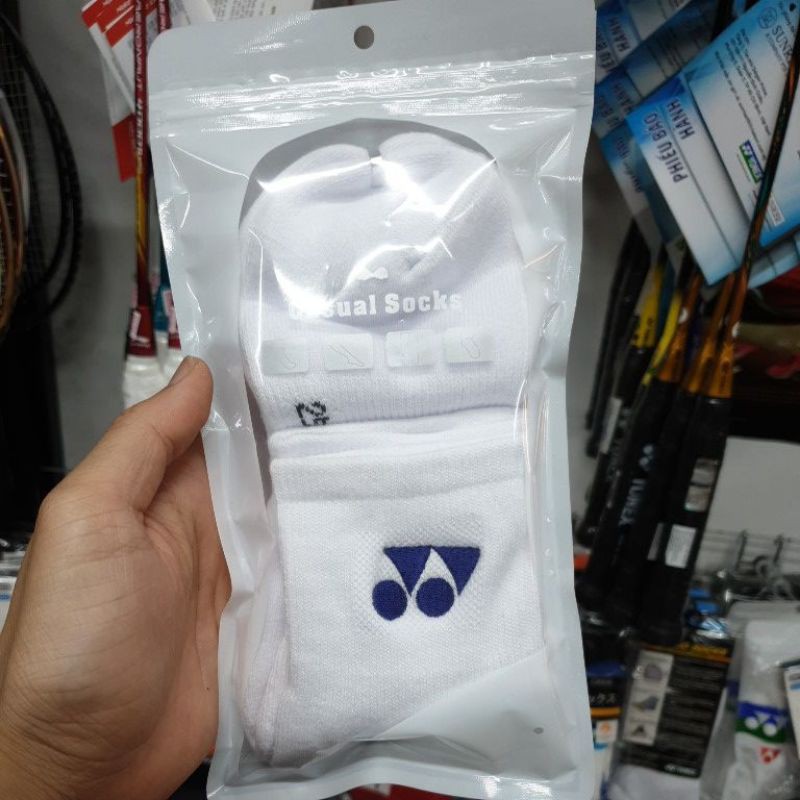 Tất Yonex chính hãng cực dầy dặn, logo thêu sắc nét
