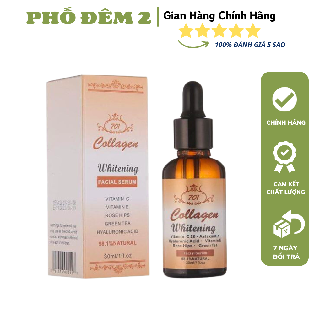 [HCM]Serum Dưỡng Trắng Da Collagen Plus 701 30ml