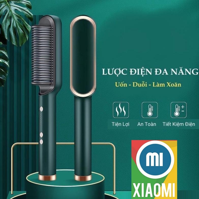 Xiaomi Ion Lược Điện Chải Tóc Tạo Kiểu Chuyên Nghiệp, Lượt Điện 3in1 Đa Năng - Kiêm Máy Uốn Duỗi Ép 
