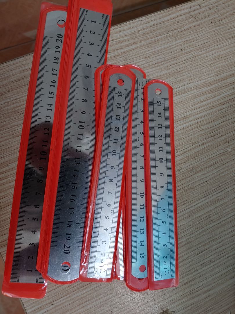Thước kẻ sắt 15cm, 20cm, 30cm, 50cm