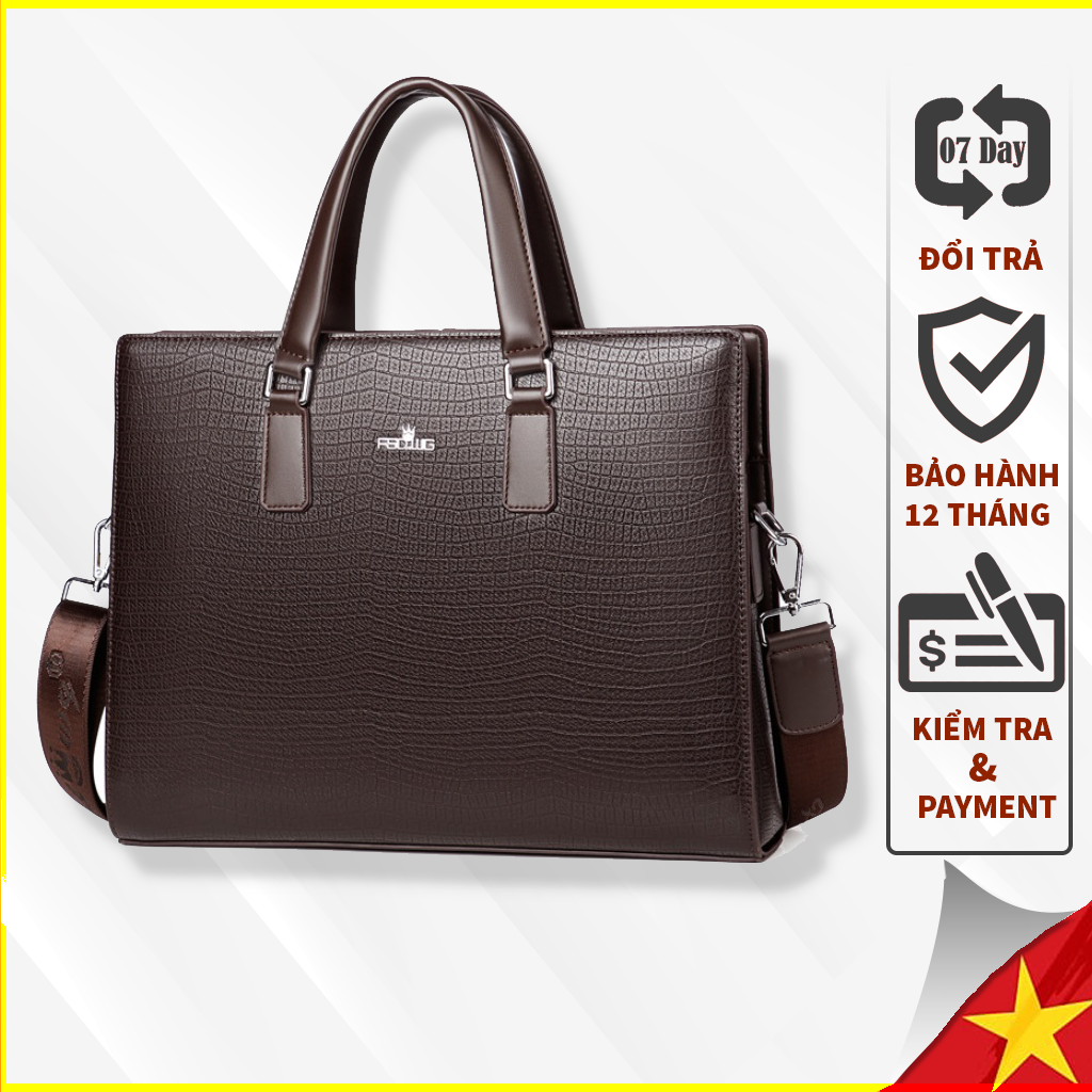 Cặp da fsd 2022- túi xách cao cấp tz000