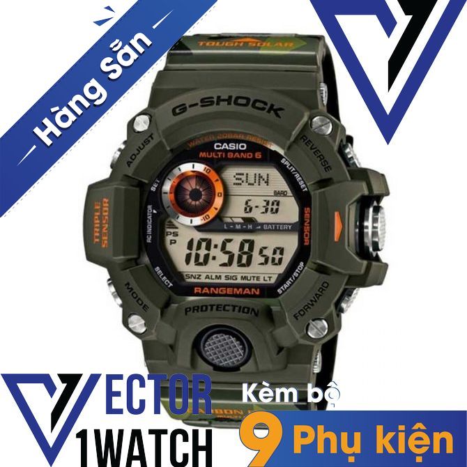 Đồng hồ thể thao nam nữ g-shock gw-9400-3d full phụ kiện