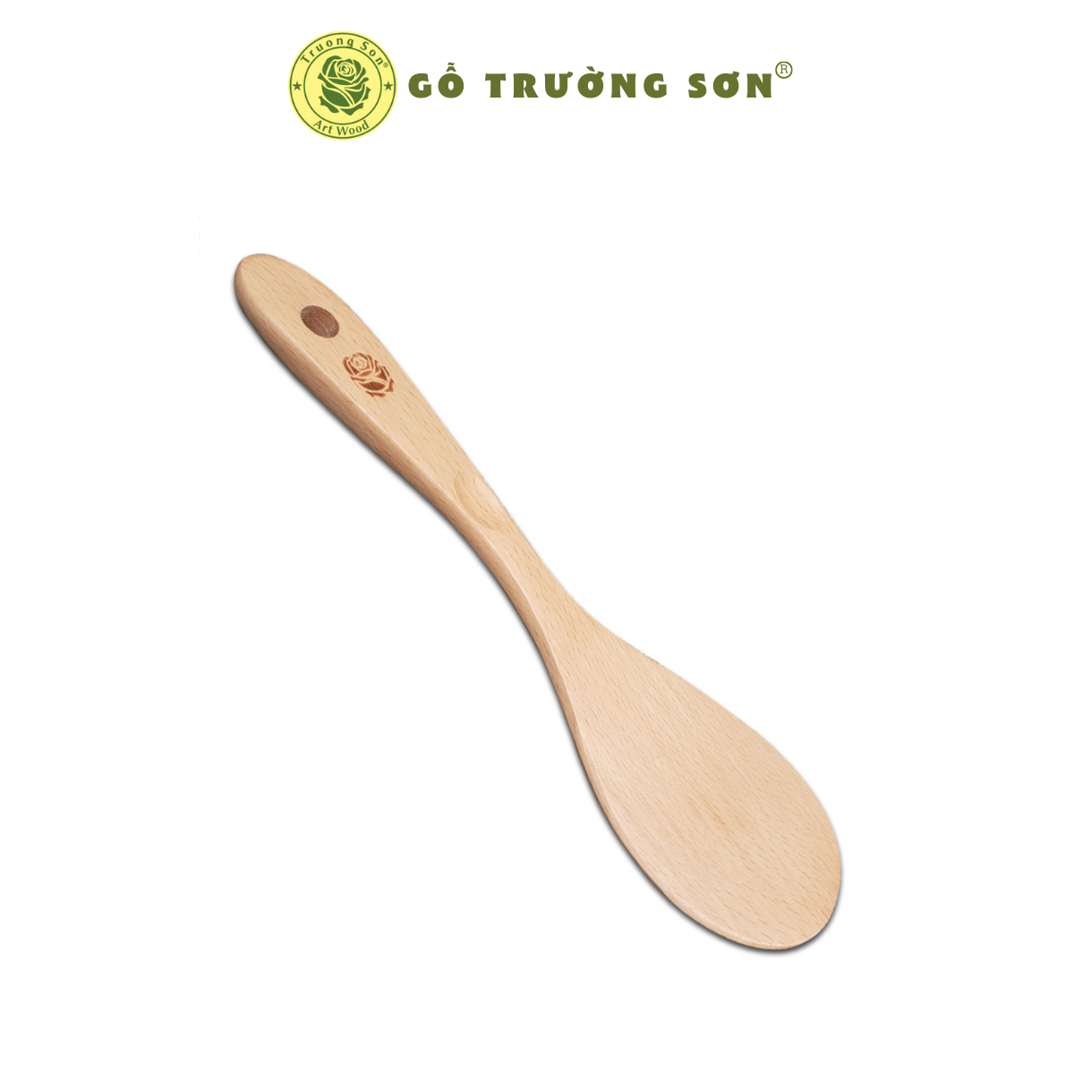 Vá Gỗ TL20 Muỗng Xới Cơm Mộc Mỹ Nghệ Thương Hiệu Trường Sơn - Đồ Dùng Gia Dụng Nhà Bếp Bằng Gỗ