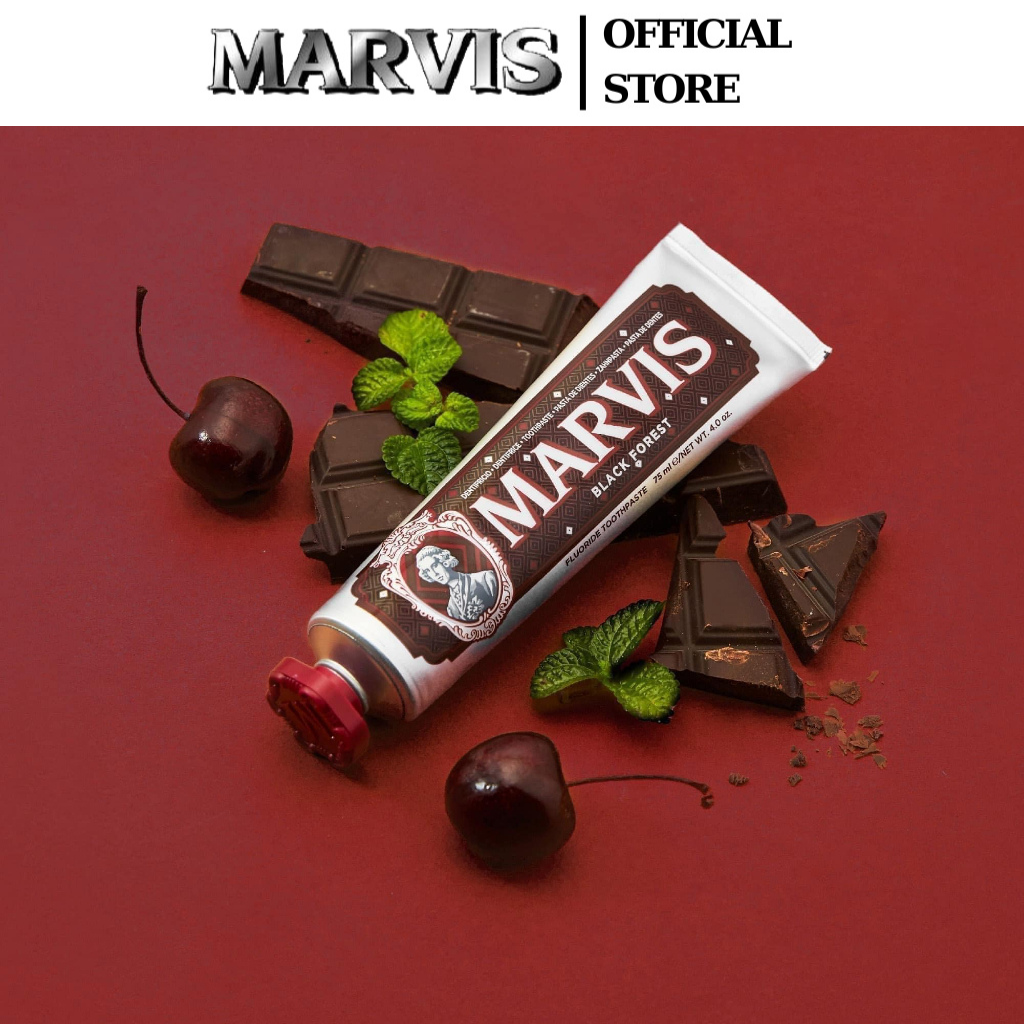 Kem đánh răng marvis chính hãng back forest 75ml - marvis official