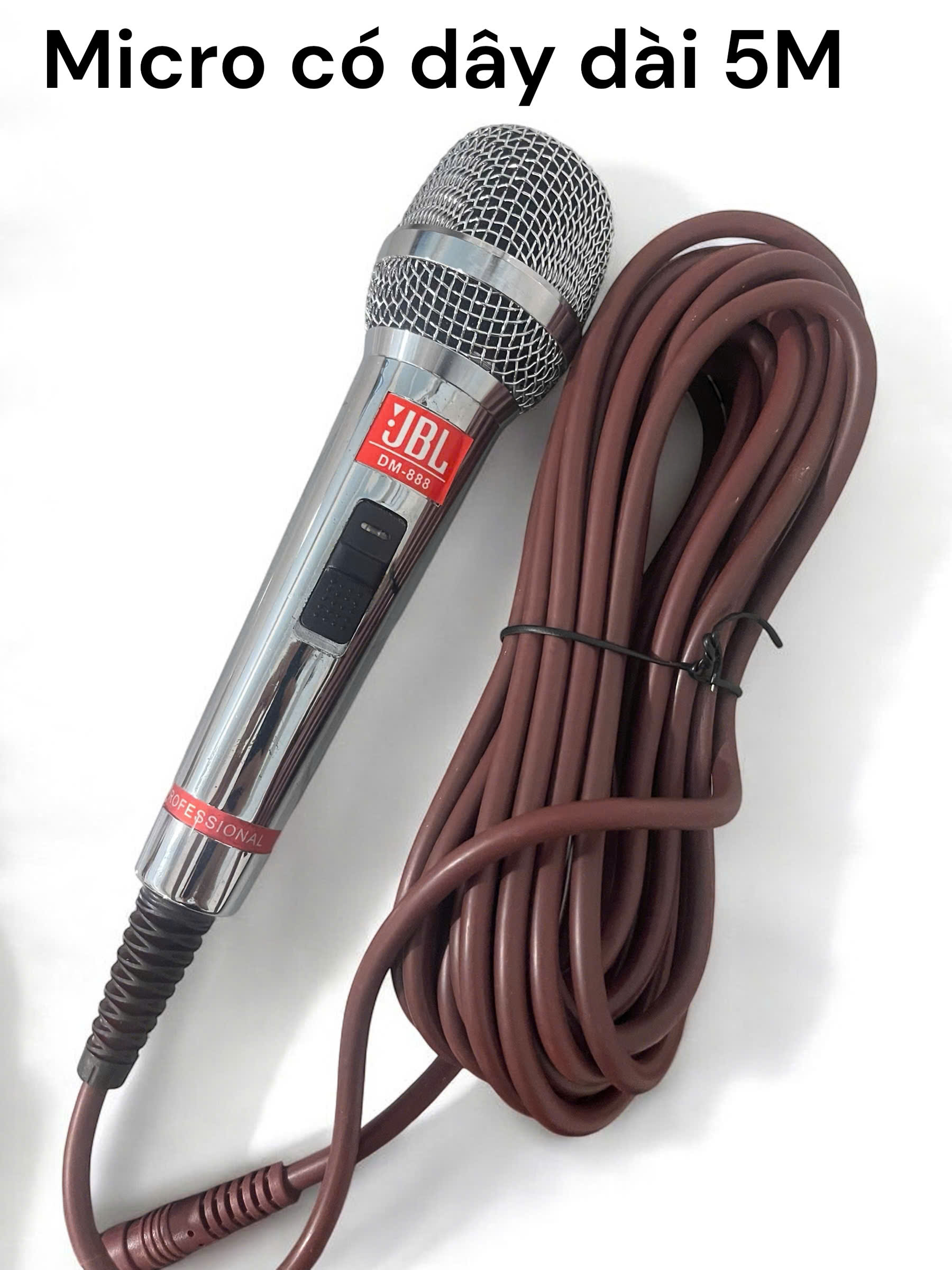 NEW 2025 | Micro Có Dây JBL DM 888, Hút Âm Nhạy, Dễ Hát Cho Dàn Karaoke, Loa Kéo, Vang Cơ, Âmpy.