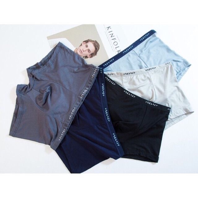 Hộp 4 quần sịp đùi Muji nam chất liệu cotton cao cấp xuất Nhật - Larosa