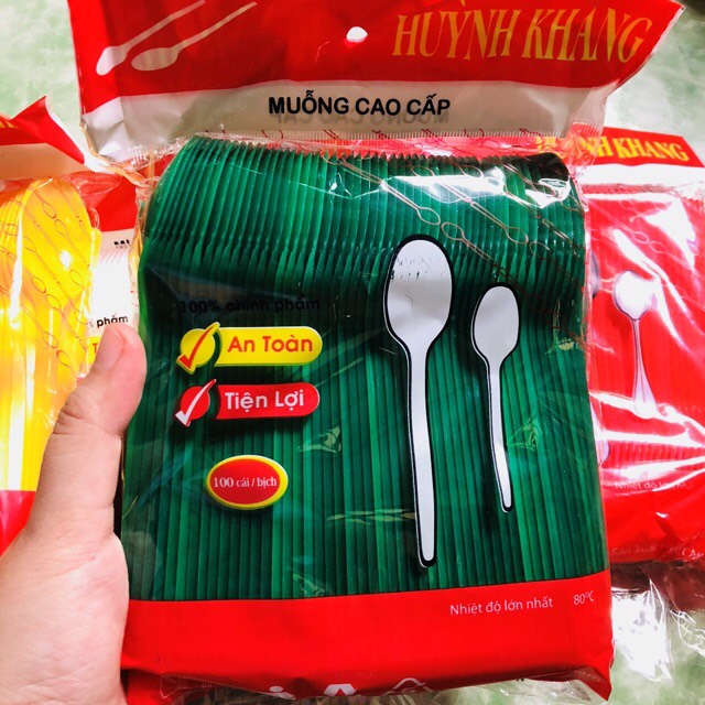 100 MUỖNG QUỲNH KHANG NHIỀU MÀU