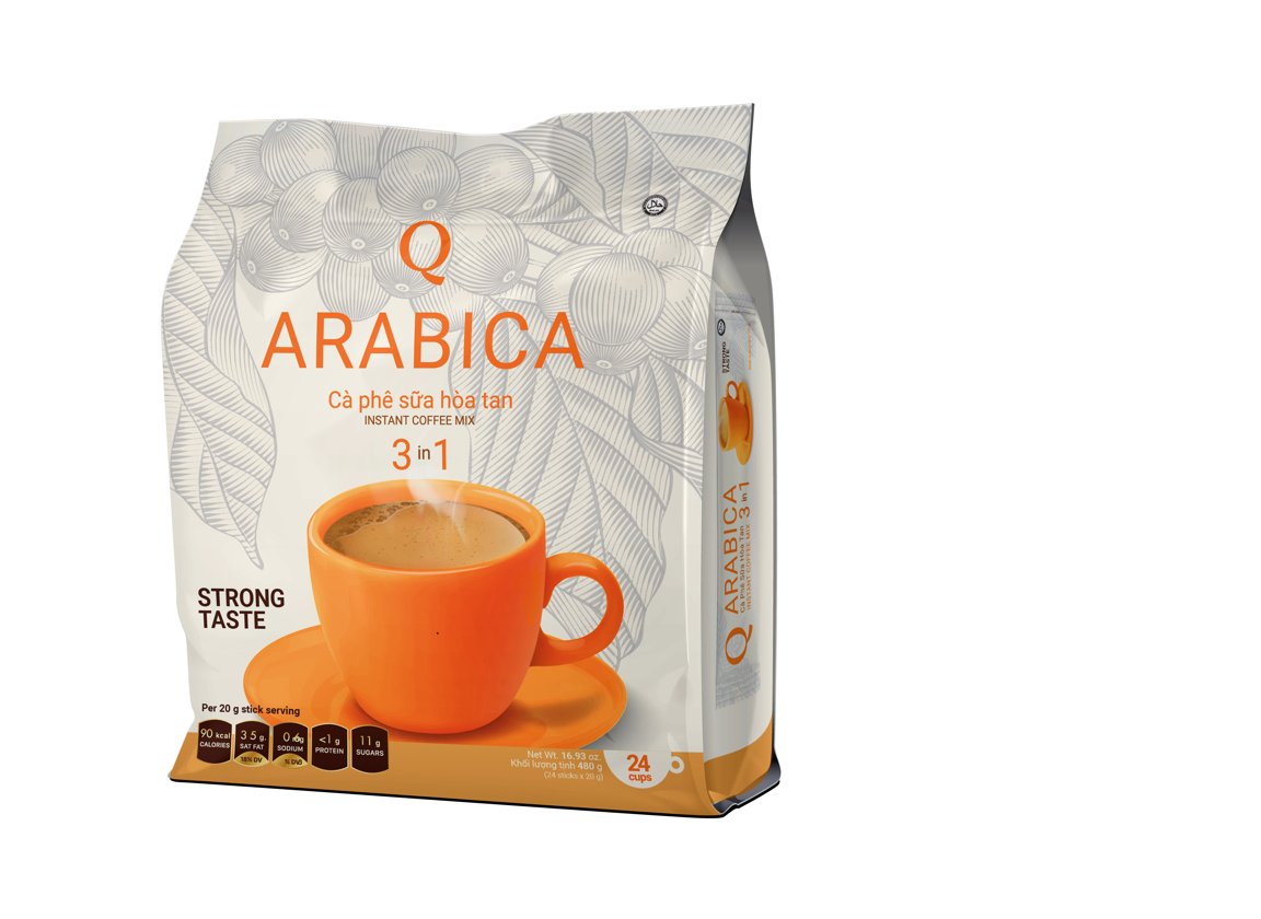 Cà phê sữa Arabica Trần Quang bịch 480g