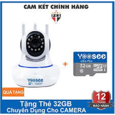 Camera ip yoosee 3 anten - 2.0mpx fhd1080p tặng thẻ 32gb