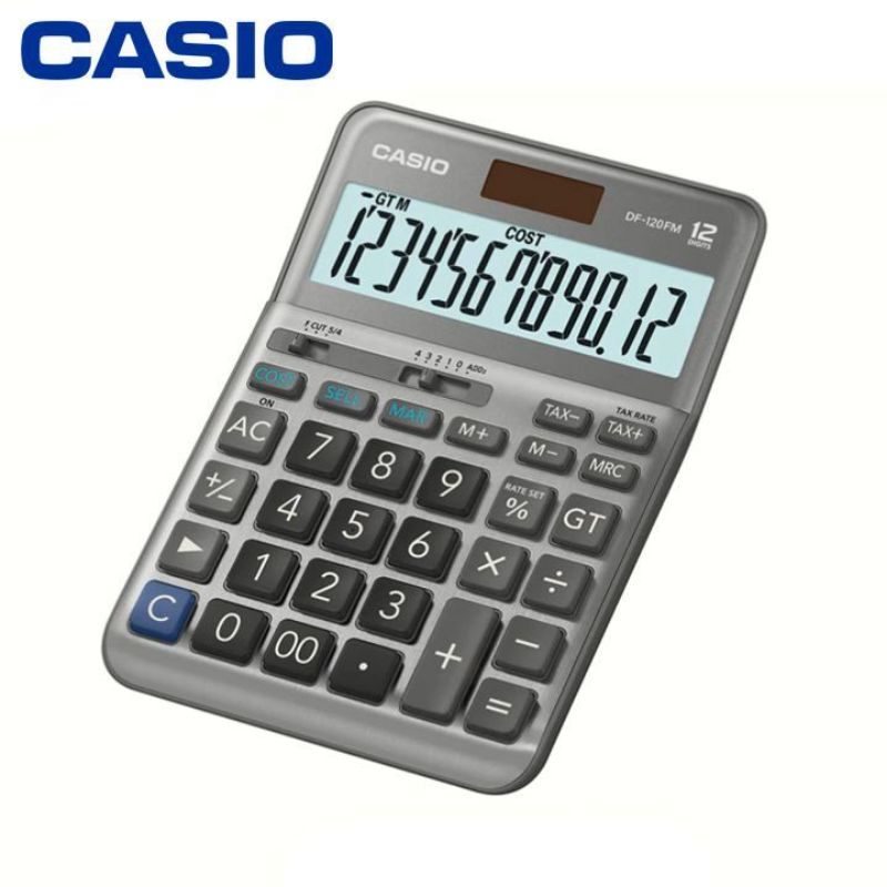 Máy tính casio df - 120fm. máy tính bỏ túi,máy tính cho kế toán,tính tiền.giá tốt 2023