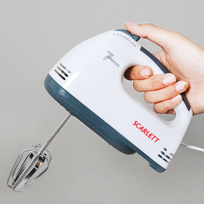 [MÁY ĐÁNH TRỨNG MINI] Máy đánh trứng - Máy đánh trứng cầm tay mini - Máy đánh trứng cầm tay mini - Scarlett HE - 7 cấp độ - Hỗ trợ đổi trả 7 ngày