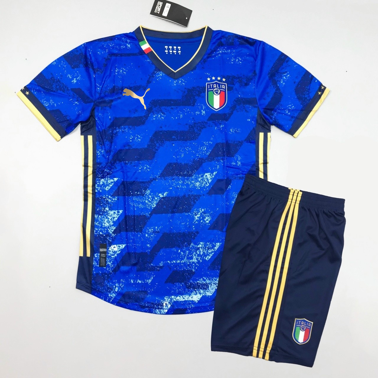 Áo bóng đá Đội tuyển ITALIA-VẢI MÈ KIM CAO CẤP