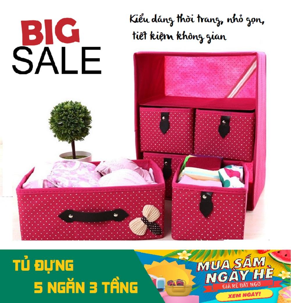 Tủ vải 3 tầng, Cách làm hộp đựng đồ lót, Tủ Vải 5 Ngăn 3 Tầng Đựng Đồ Lót Tiện Lợi, Khung Cứng Cáp, Vải Chống Thấm Nước - Sale Giảm Giá Sốc 50%, Uy Tín, Hàng Chất Lượng.