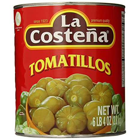🍅CÀ CHUA XANH NGUYÊN TRÁI NGÂM LA COSTEÑA TOMATILLOS – NHẬP KHẨU MEXICO 2.8KG, CHUẨN VỊ SALSA VERDE🍅