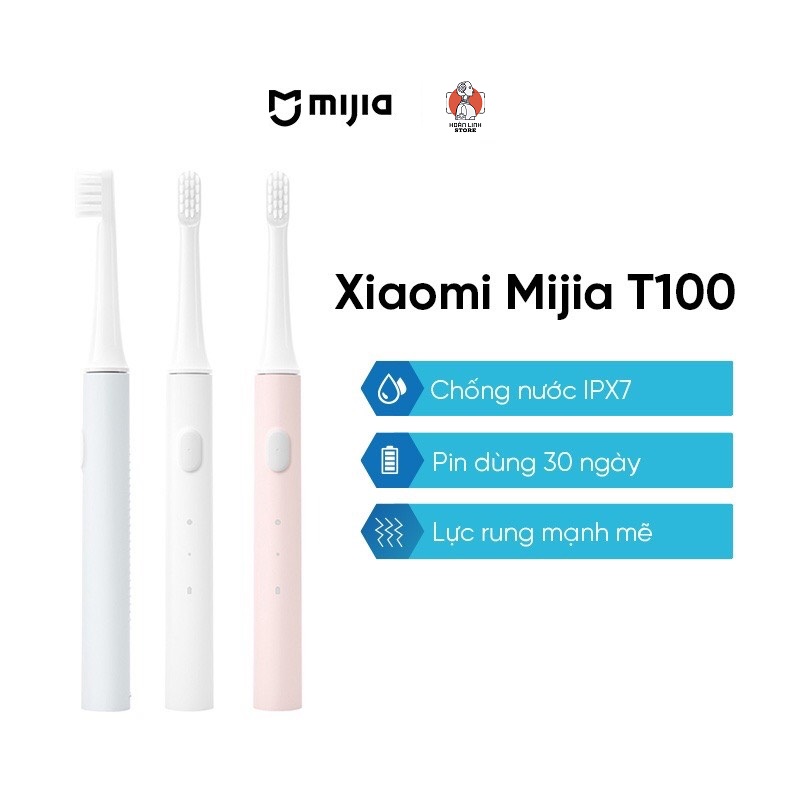 Bàn Chải Điện Xiaomi Mijia T100 - Bàn Chải Đánh Răng Mijia T100