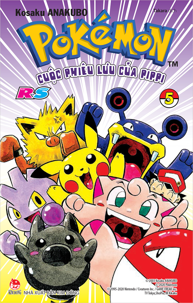 Kim đồng - pokémon - cuộc phiêu lưu của pippi rs - tập 5