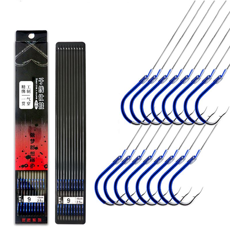 Lưỡi Câu Cá Đôi Buộc Sẵn Chuyên Câu Đài - Lưỡi Câu Cá Chép, Cá Rô Đồng, Lưỡi Câu Đơn