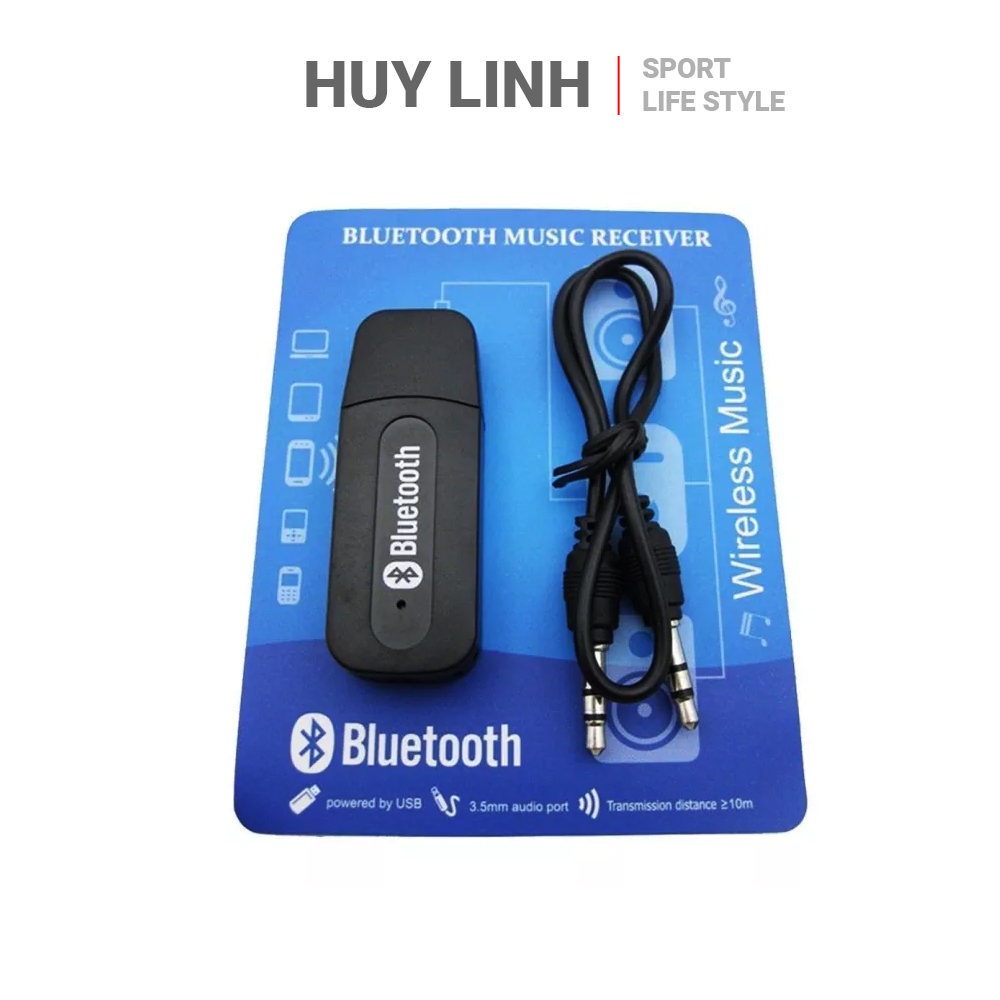 USB tạo Bluetooth cho loa hoặc amply music 838 - Kèm jack 3.5mm