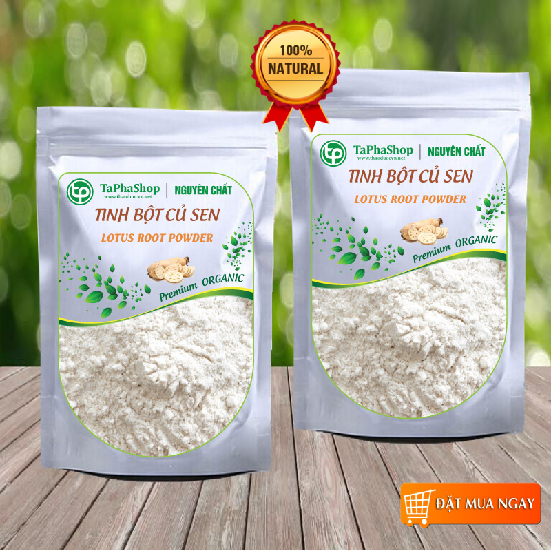 Tinh bột củ sen nguyên chất 500g cao cấp - Tấn Phát