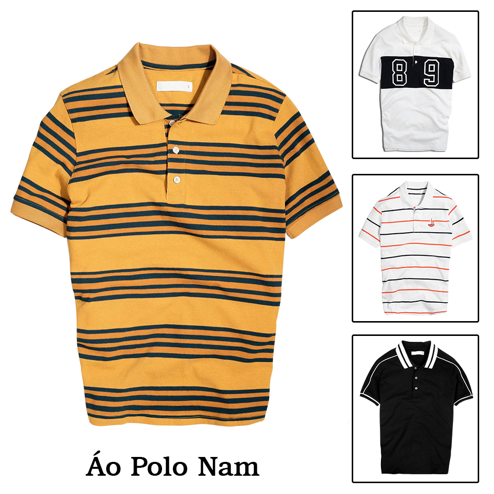 Áo Polo Thun Nam Mùa Hè Ngắn Tay Cổ Bẻ Kiểu Dáng Hàn Quốc Trẻ Trung Mẫu Mới Hot Trend 2021 Thời Trang SMARTLY GIRL AO TOP NAM GHEP 158 – 159