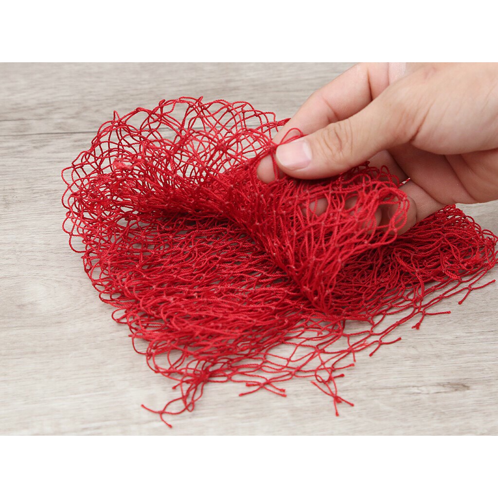 Một lưới rửa bát đỏ giẻ rửa bát chén miếng chà vệ sinh