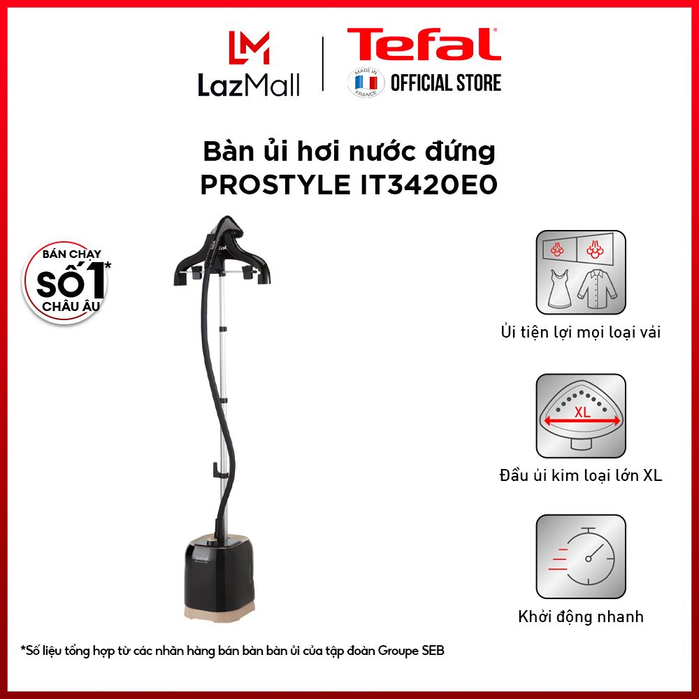 Bàn ủi hơi nước đứng Tefal IT3420E0 - 1800W - 1.5L - Gian hàng chính hãng bảo hành 2 năm