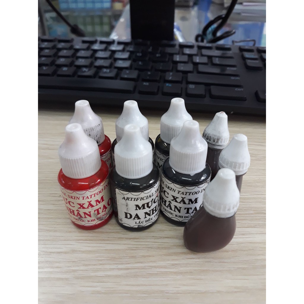 Mực học thực tập phun xăm mày môi