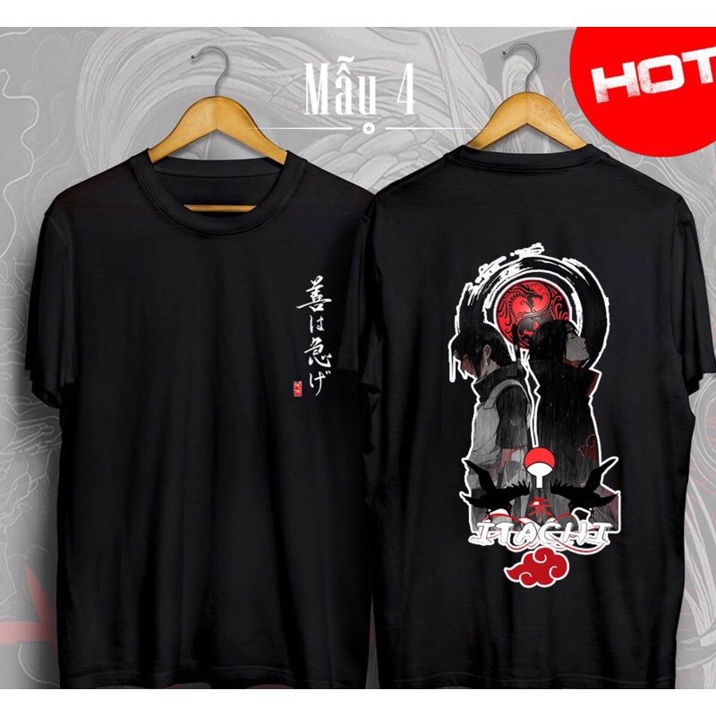 Áo phông Naruto Itachi Uchiha Anime - áo thun hình naruto