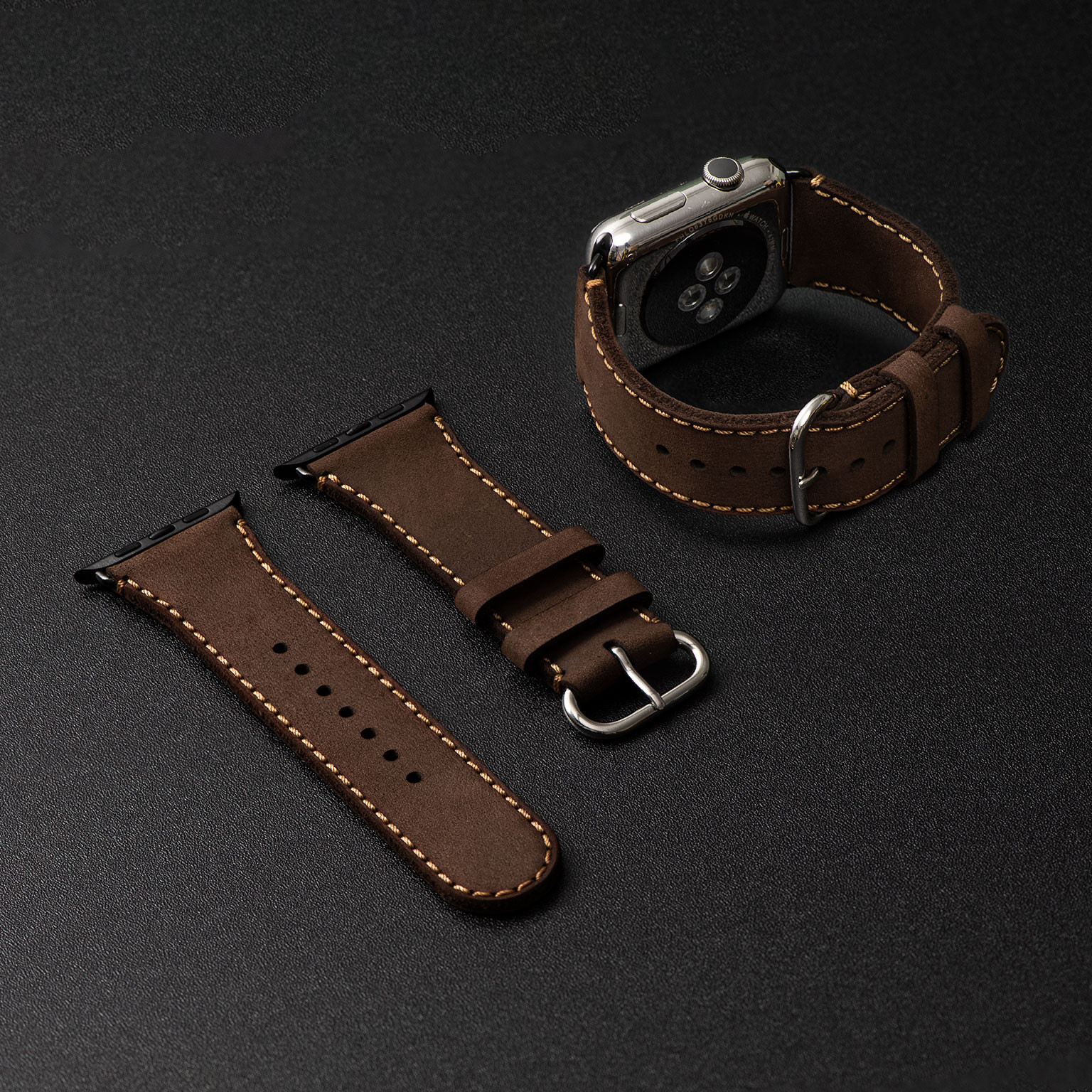 Dây da cho đồng hồ apple watch sen sử dụng được dưới nước- 40/41mm_hàng chính hãng