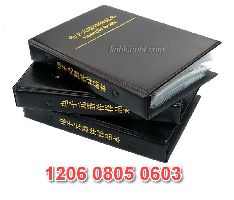 Linh kiện sách trở dán trở smd 1206 0805 0603 0402 170 loại mỗi loại 50 cái