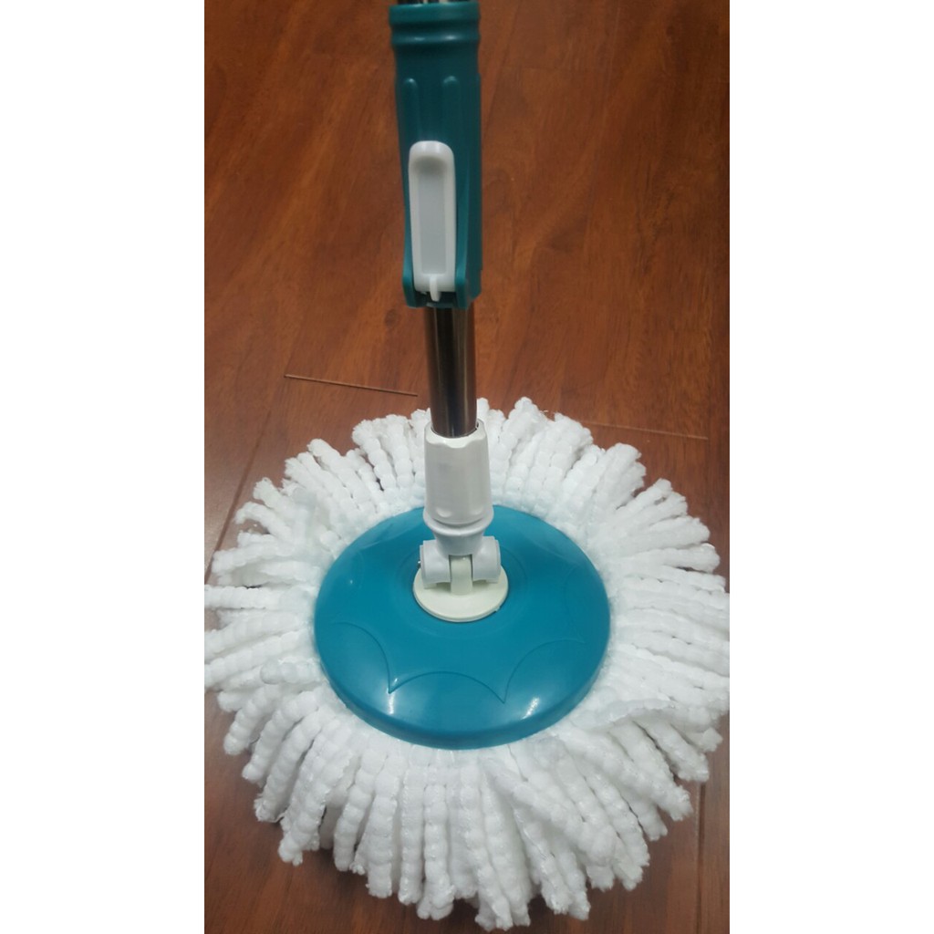 Bộ Cán Chổi Lau Nhà (Cây Lau + Bông Lau + Bàn Xoay) , Cán Chổi Lau Nhà, Cây Chổi Lau Nhà Xoay 360 Độ Sooxto