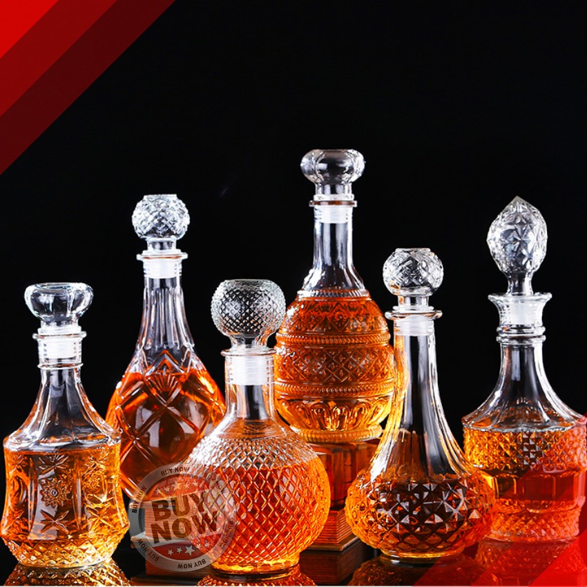 [HCM][HÀNG LOẠI 1] Combo 6 Chai Đựng Rượu 700ml - 900ml - 1000ml 1000ml - 750ml - 800ml – CB-M06M15M02M21M17M06 - Bình Ngâm Rượu - Chai Rượu Kiểu – Vỏ Chai Rượu Đẹp –  Topbanchaynhat