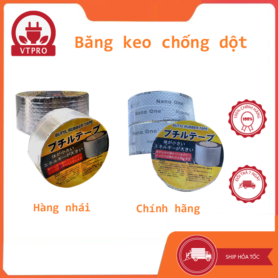 Băng keo chống thấm nhật bản siêu dính - keo chống dột mái tôn, chống thấm nước, dán tường cao cấp x2000