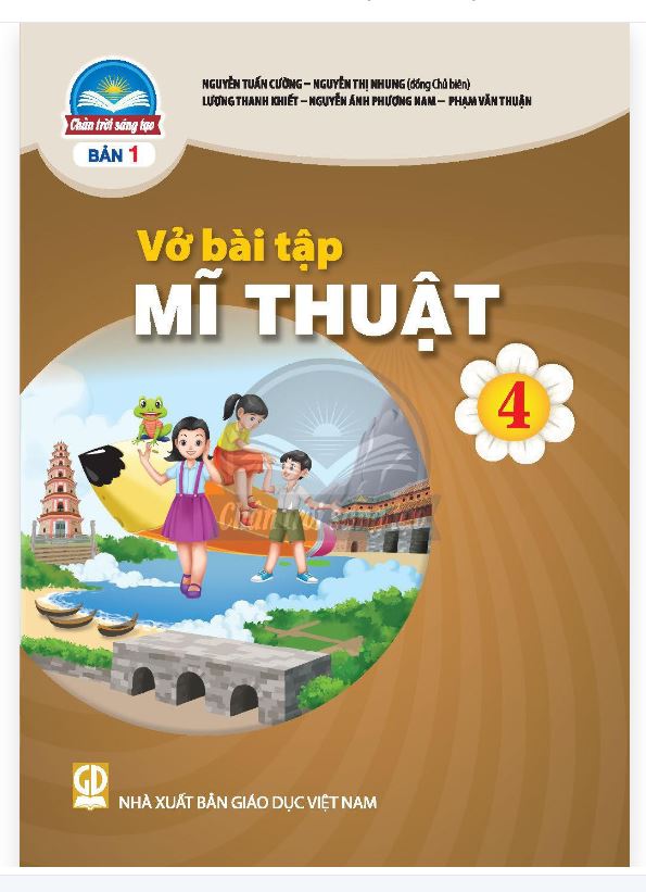Vở bài tập mĩ thuật lớp 4 bản 1 - chân trời sáng tạo