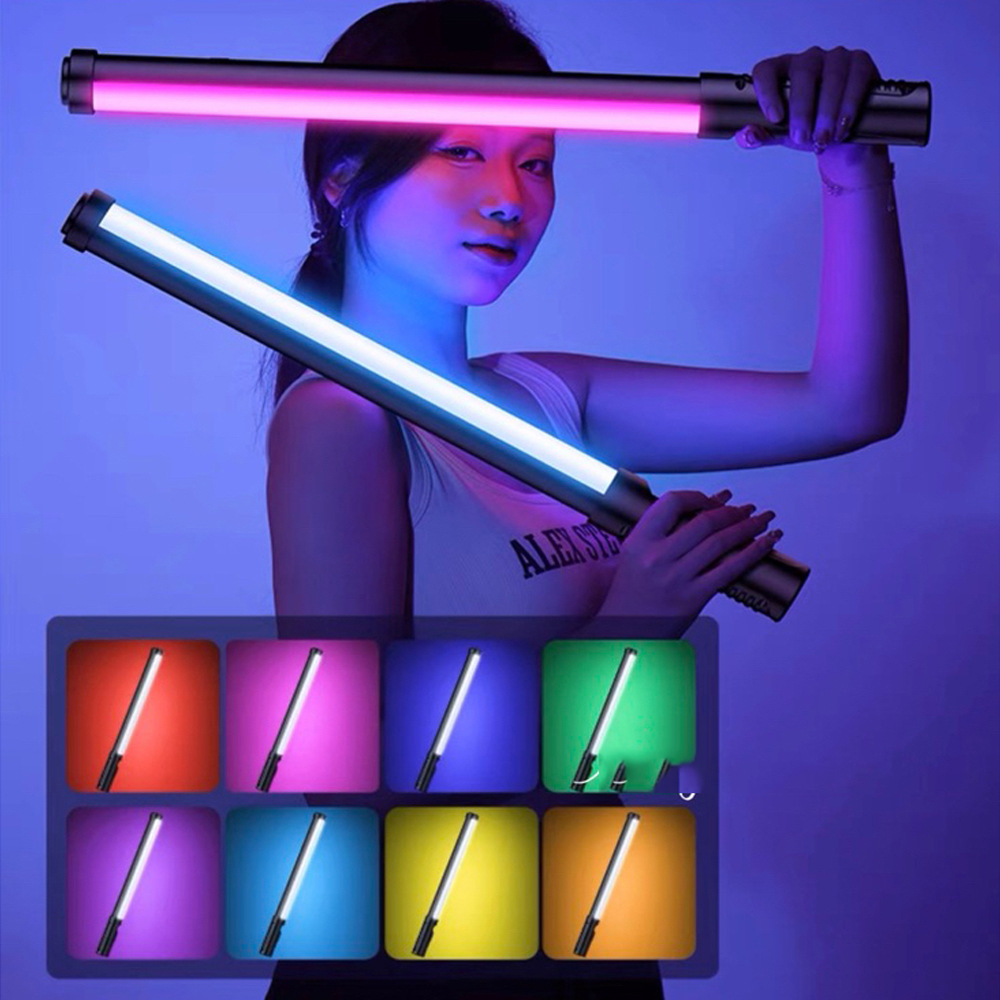 Đèn rgb cầm tay rl-30sl đèn led trợ sáng hỗ trợ chụp ảnh studio, livestream, quay phim, vlog, tiktok với nhiều chế độ hiệu ứng tùy chỉnh
