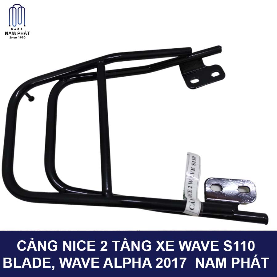 Baga cảng kiểu nice 2 tầng xe wave blade, rsx fi, wave a sau 2017, ws110
