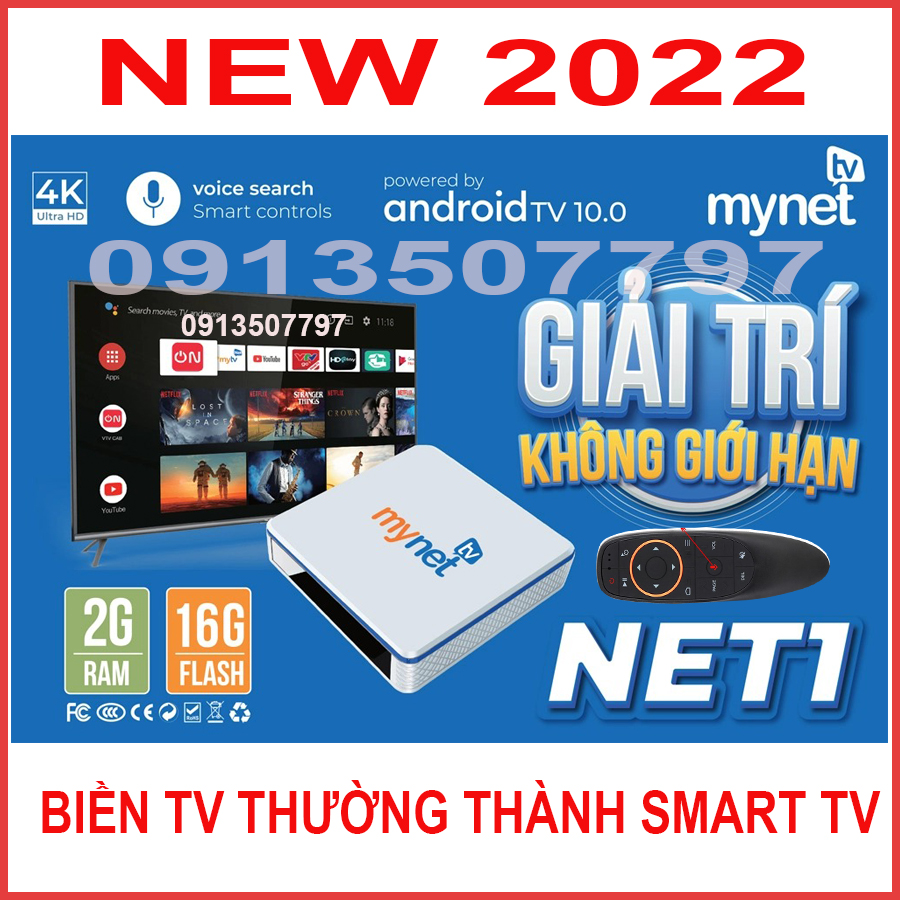 Tv box mytv net 2022 ram 2g-rom 16gb