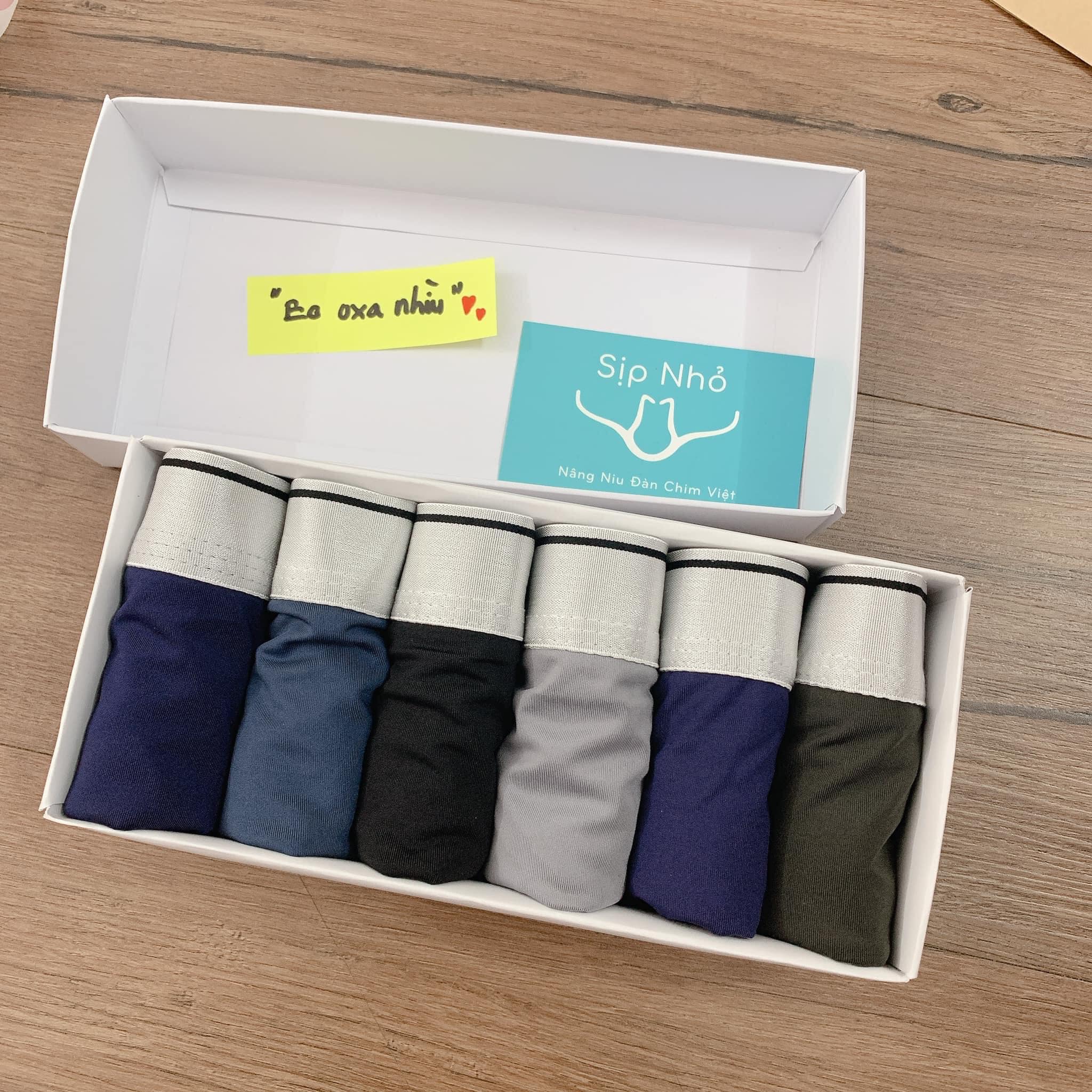 Combo mua 5 tặng 1 sịp đùi trơn nam chất thun lạnh