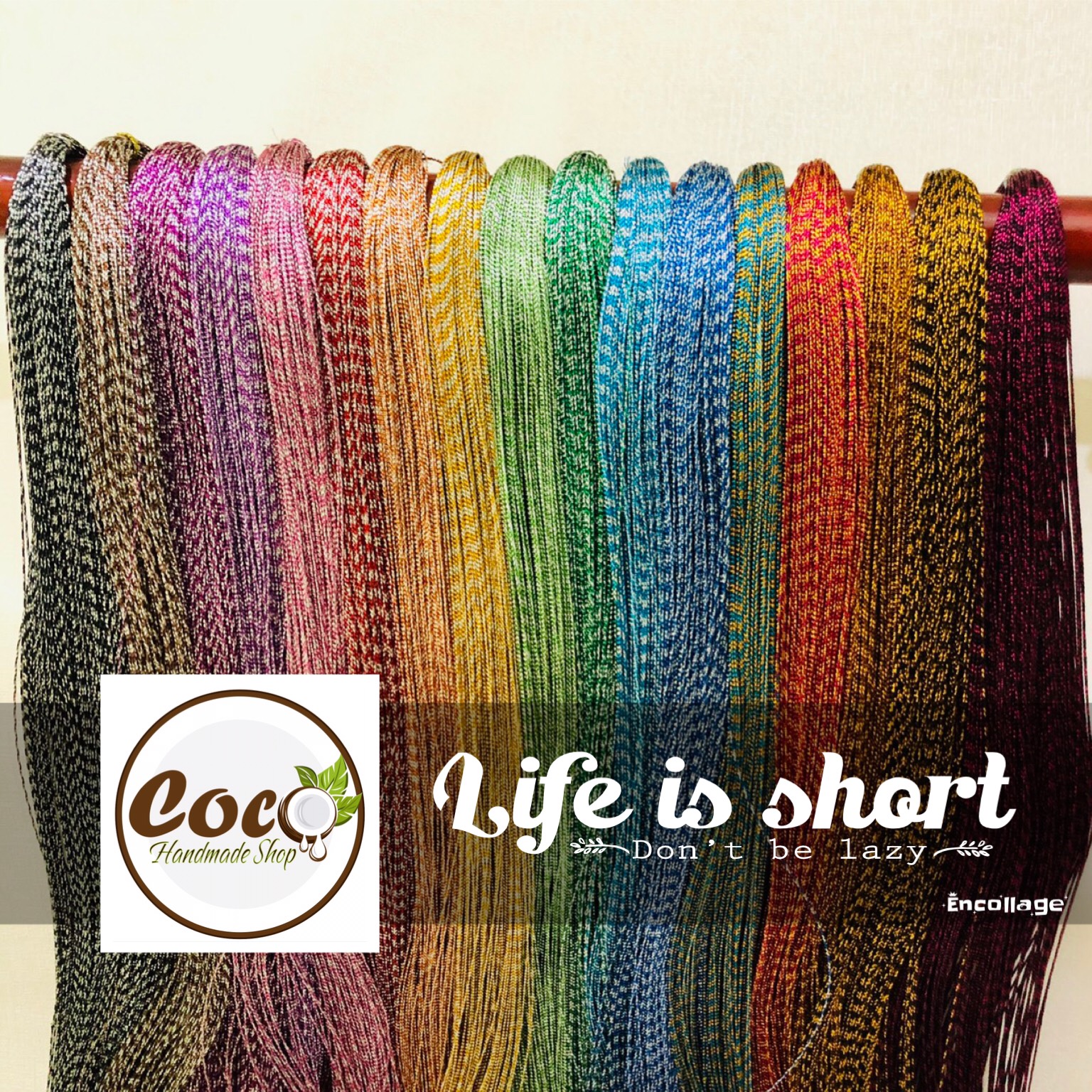 [HCM]Bó -100 Mét Dây Kim Tuyến Màu Mix Sợi Nhỏ