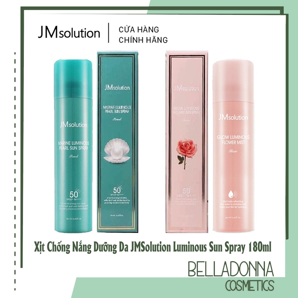 Xịt Chống Nắng Dưỡng Da Jmsolution Luminous Sun Spray 180ml