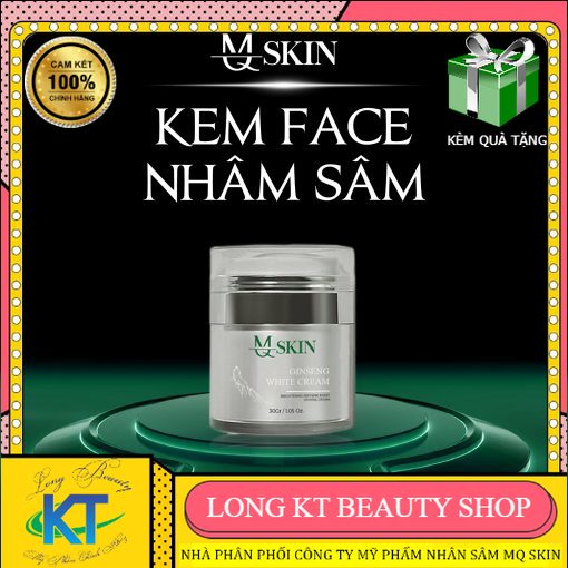 \[Hàng công ty +Kèm quà Tặng]Kem face nhân sâm MQ Skin 5 in 1 - kem dưỡng da Dưỡng trắng hồng da giúp da căng mịn, chống nắng vào ban ngày, giúp da luôn mịn màn trắng rạng ngời.