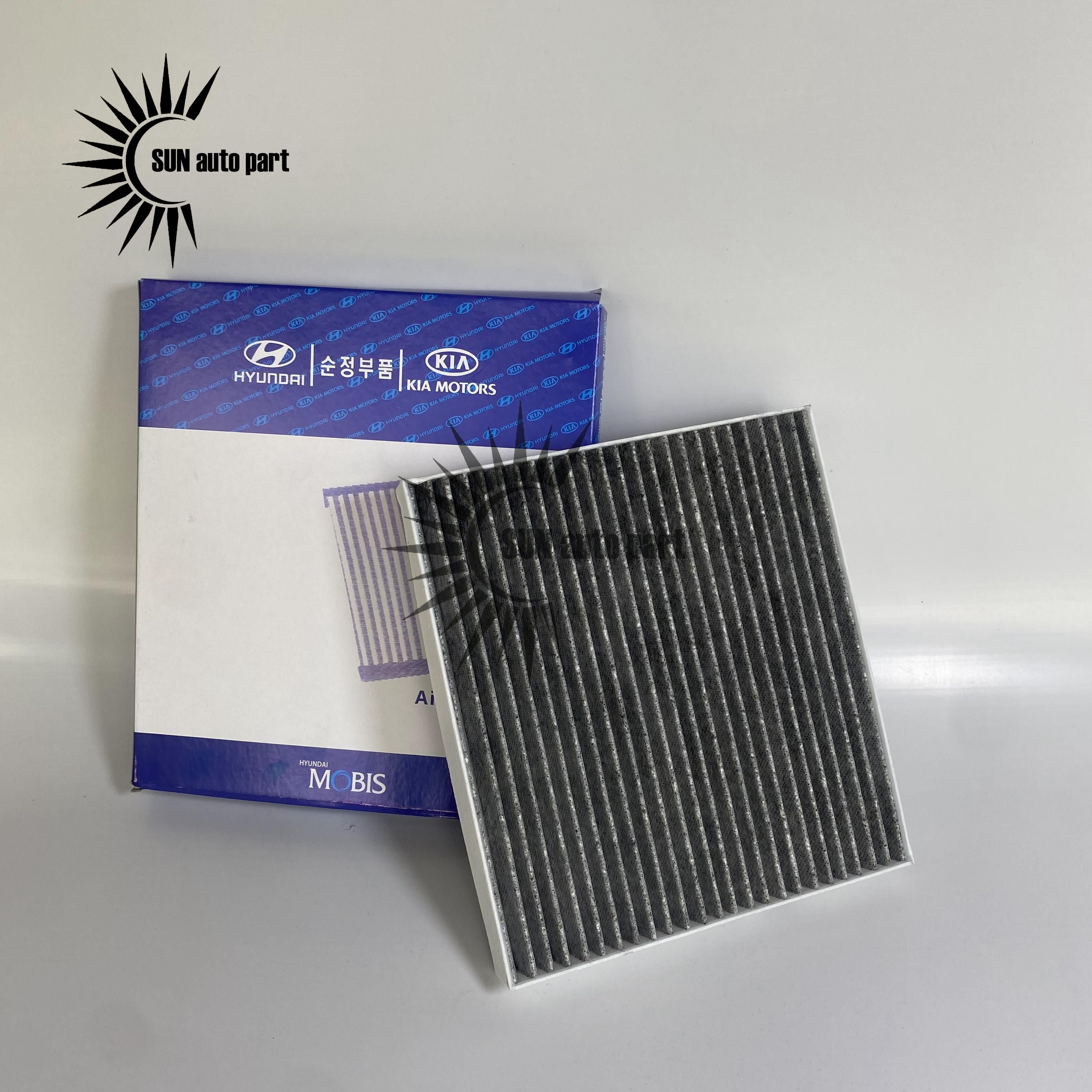 [Than Hoạt Tính] Lọc gió điều hòa, máy lạnh Accent(18-23),Tucson(16-23), Sonet, Kona(97133D1000/97133D3000/97133D3200)