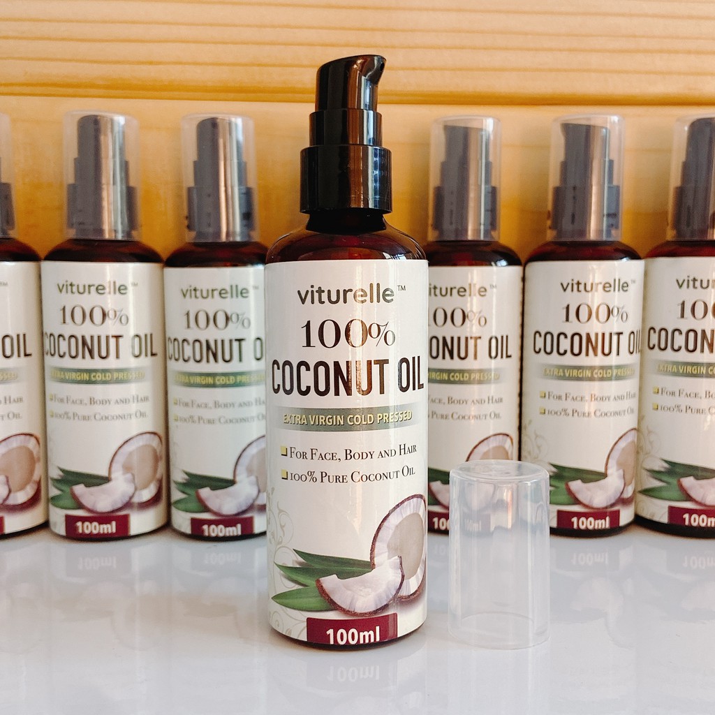 Dầu dừa ép lạnh nguyên chất 100% viturelle coconut oil