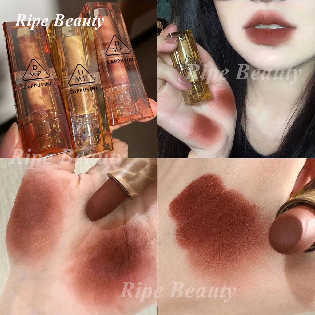 Son Môi Cappuvini Dạng Thỏi Vỏ Nâu Trong Suốt Hàng Nội Địa Trung