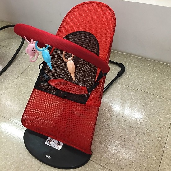 Ghế rung ghế nhún tặng kèm thú đáng yêu cho bé