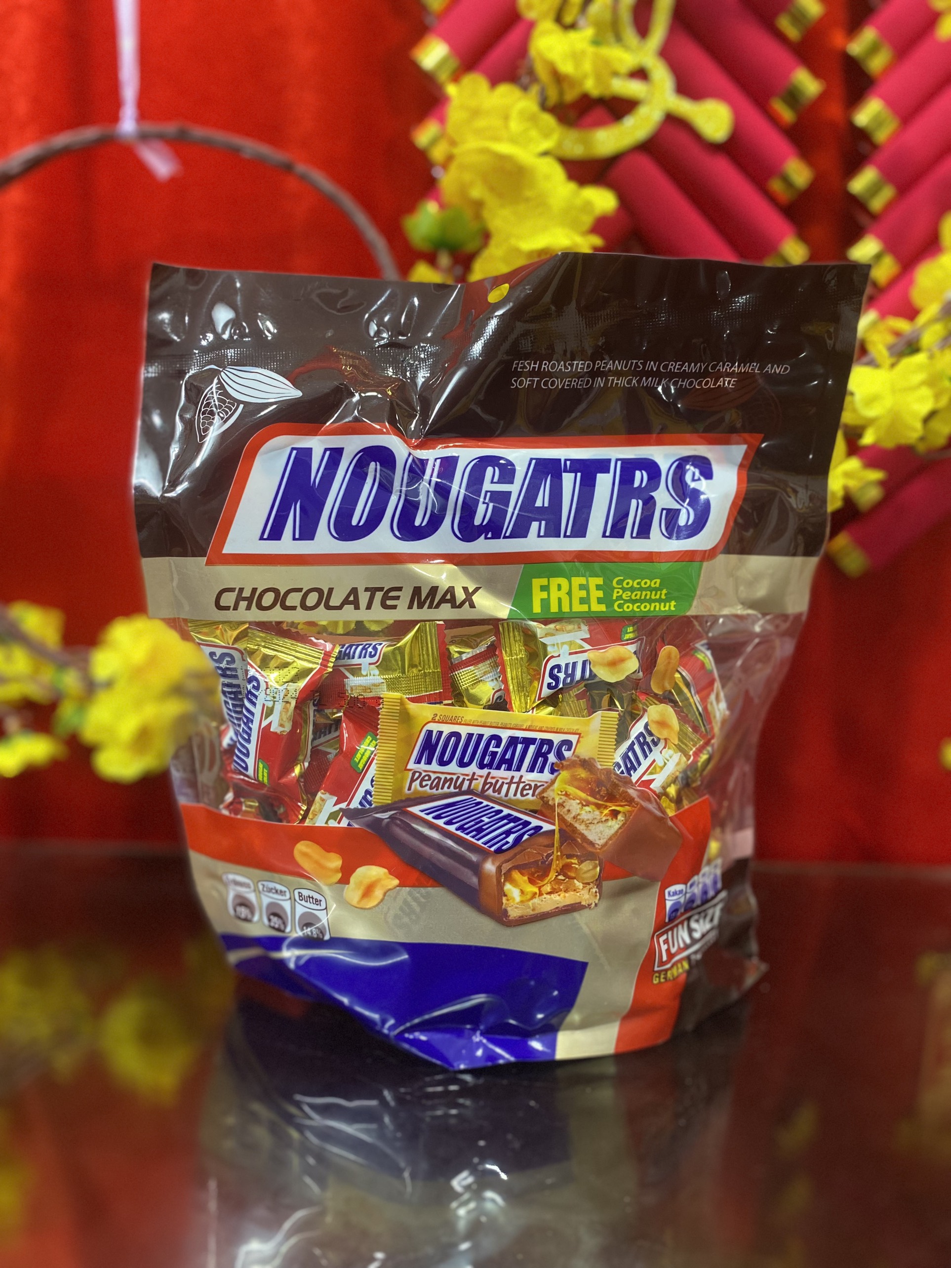 Kẹo socola sữa nougatrs chocolate max 500g
