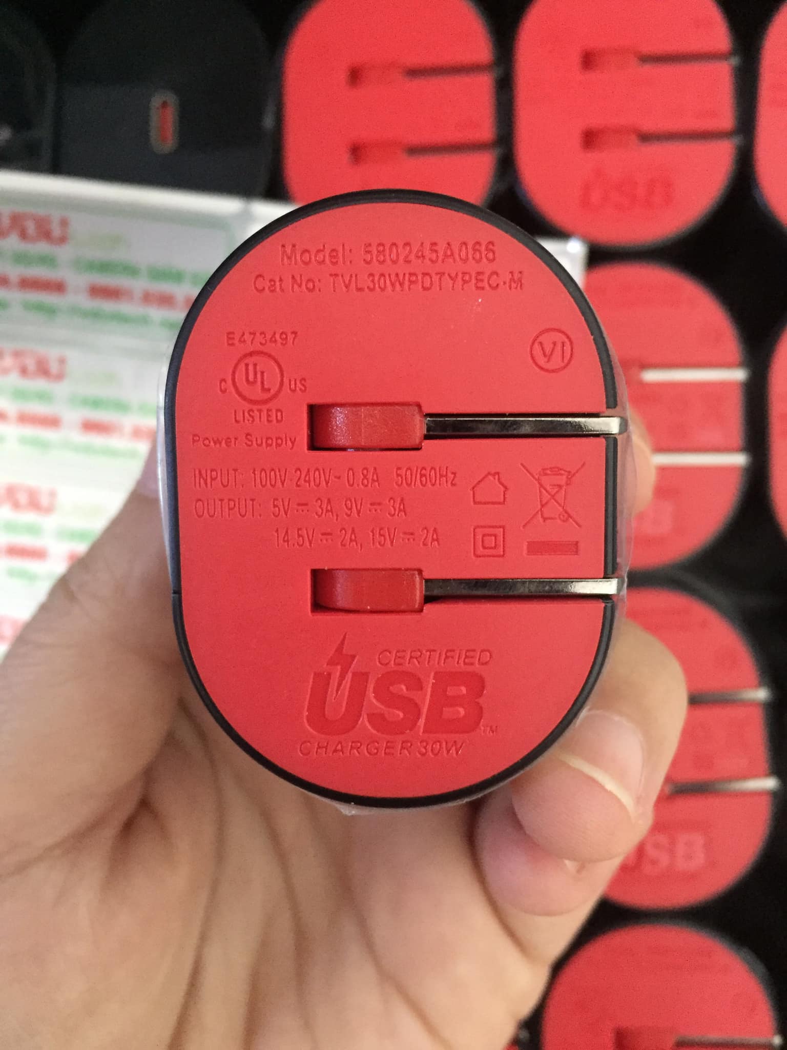 Sạc nhanh 30w chính hãng verizon qc 3.0